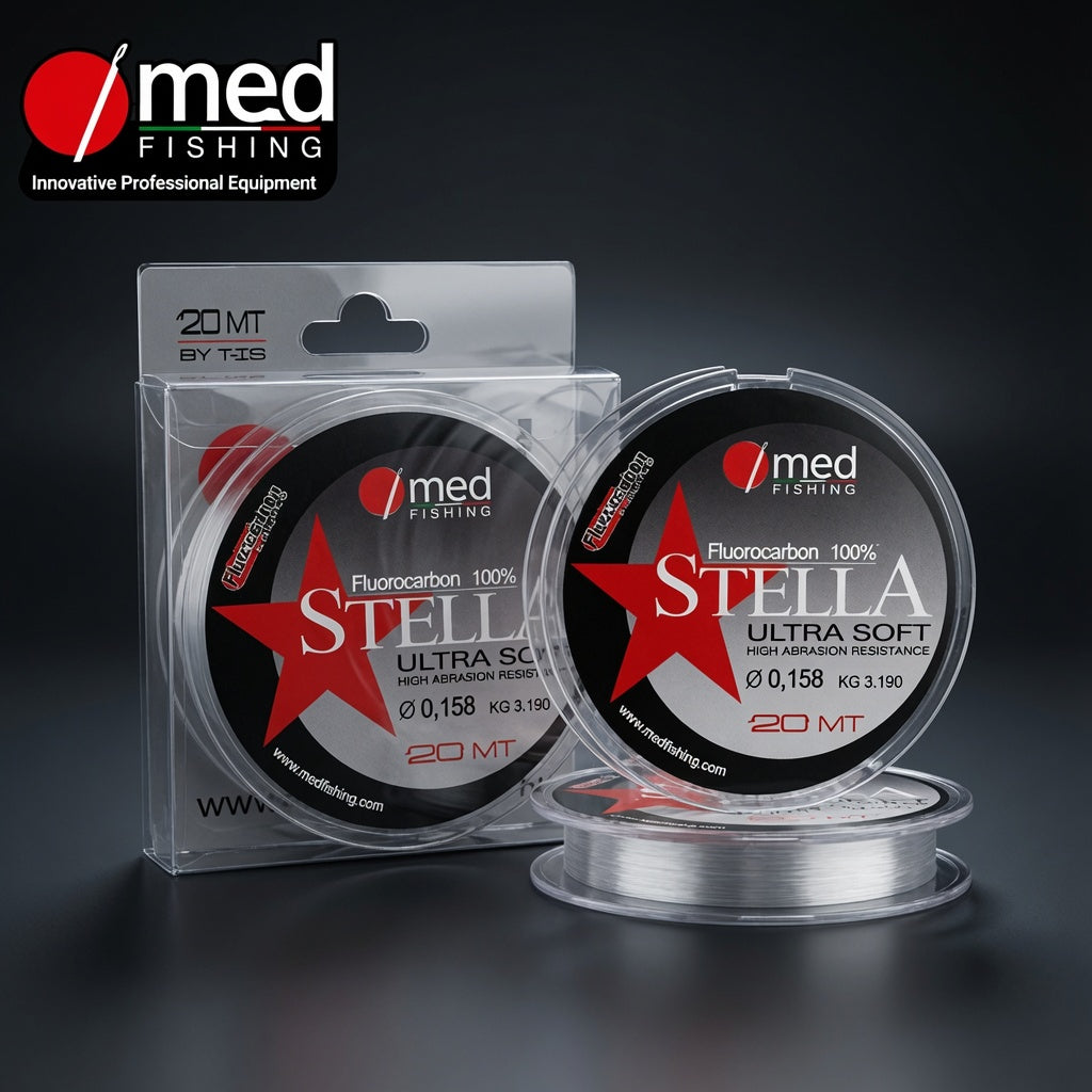 FLUOROCARBON  MED FISHING STELLA ULTRA SOFT 120μ