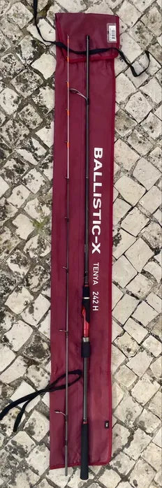 DAIWA BALLISTIC-X TENYA 242H PE1.5 15-80G L2.40M - Darivianakis fishing Store