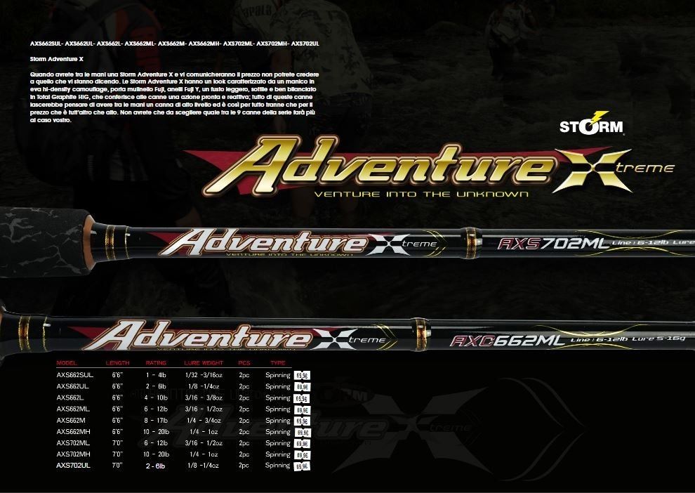 ΚΑΛΑΜΙ STORM ADVENTURE-X SHORE JIGGING / SPINNING