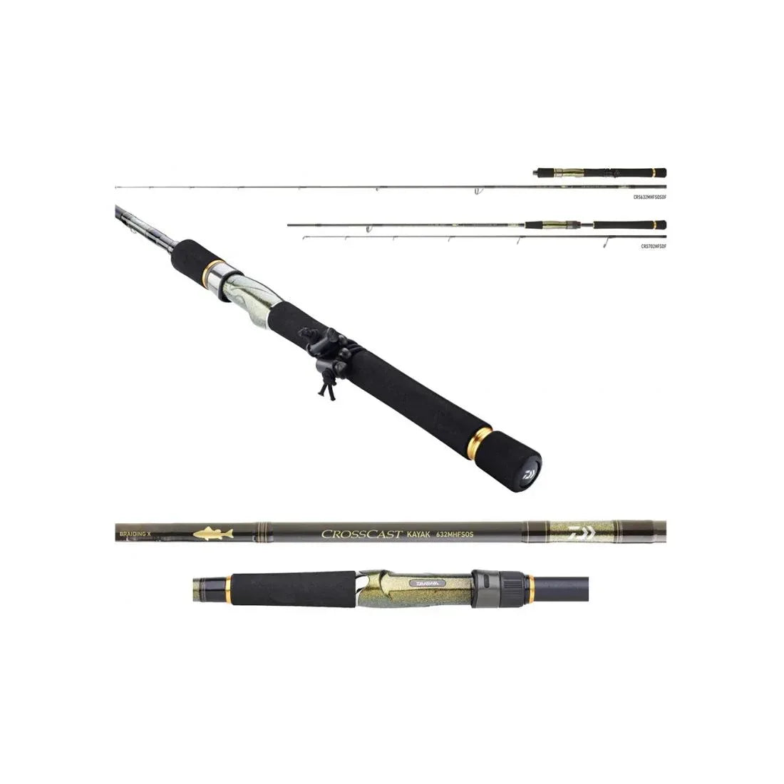 DAIWA CROSSCAST CAST JIGGING OCEAN SHAD 762HX 14-56G L2.29M - Darivianakis fishing Store