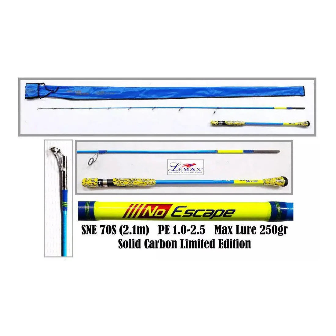 LEMAX NO ESCAPE PE 0.6-1.5 120G L1.99M - Darivianakis fishing Store
