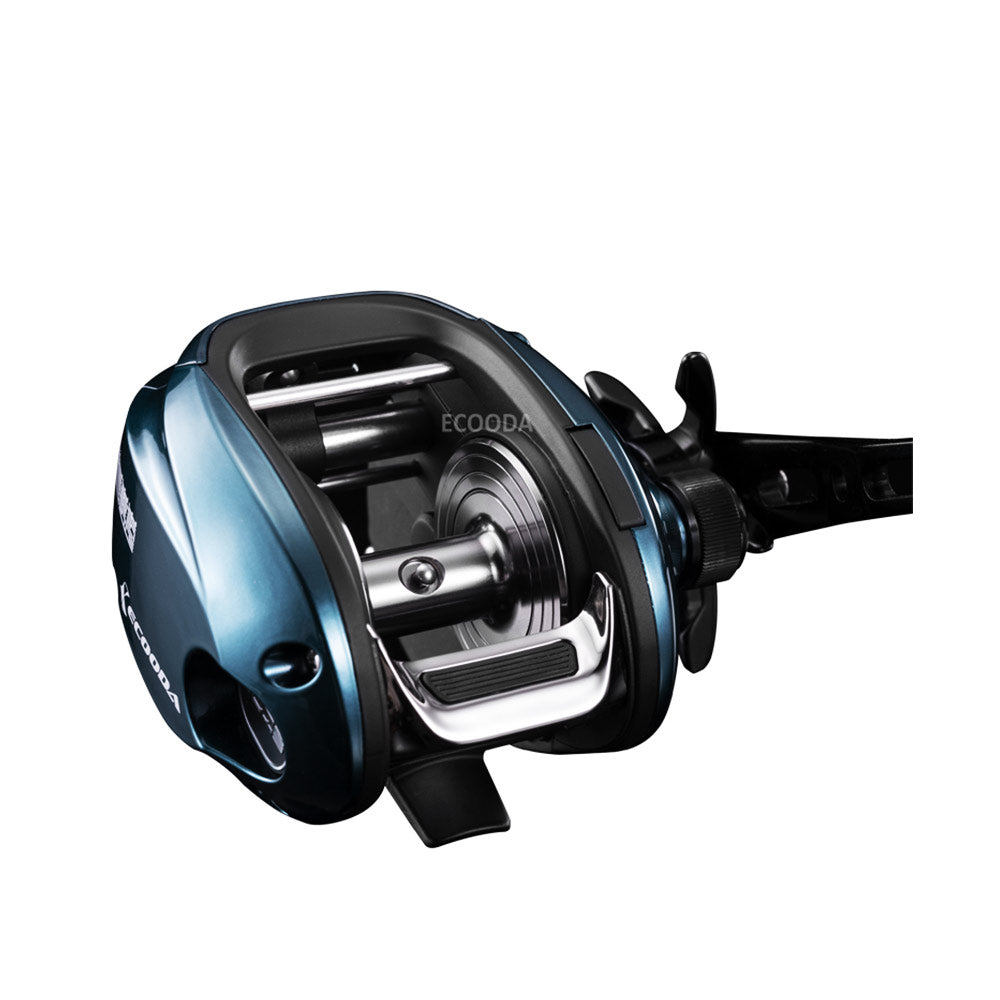 ECOODA CYAN BLUE ECB 600HG BAITCASTING REEL 12KG LEFT / RIGHT