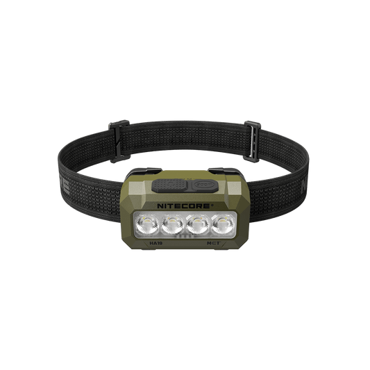 ΦΑΚΟΣ ΚΕΦΑΛΗΣ NITECORE HA19 600 LUMENS MCT RGB CRI GREEN