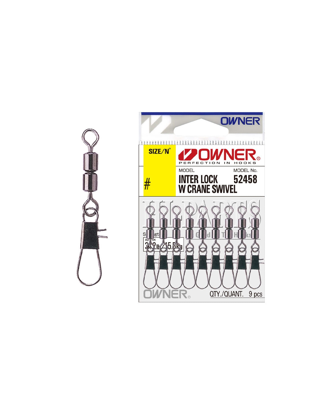 ΣΤΡΙΦΤΑΡΙ ΜΕ ΠΑΡΑΜΑΝΑ OWNER 52458 INTERLOCK W CRANE SWIVEL
