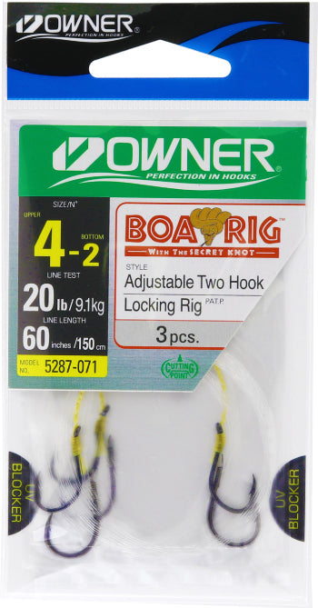 ΠΑΡΑΜΑΛΛΟ ΦΥΛΑΚΑ OWNER BOA ADJUSTABLE RIG 5287 ΜΕ 2 ΑΓΚΙΣΤΡΙΑ