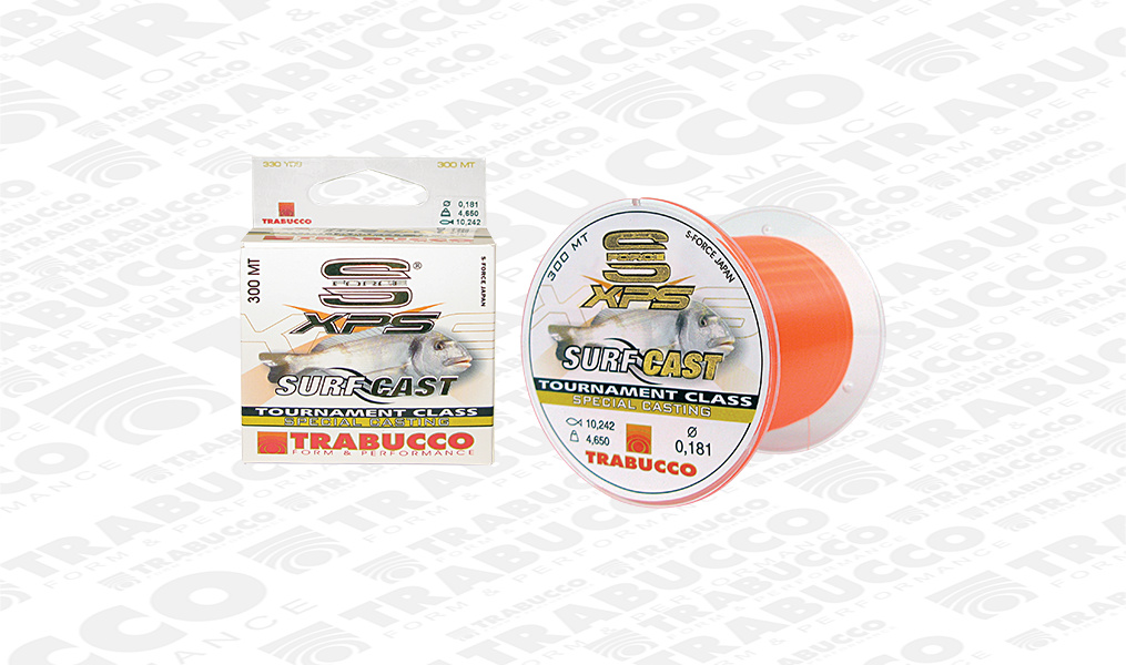 ΠΕΤΟΝΙΑ TRABUCCO S-FORCE XPS SURF CAST ORANGE 300M