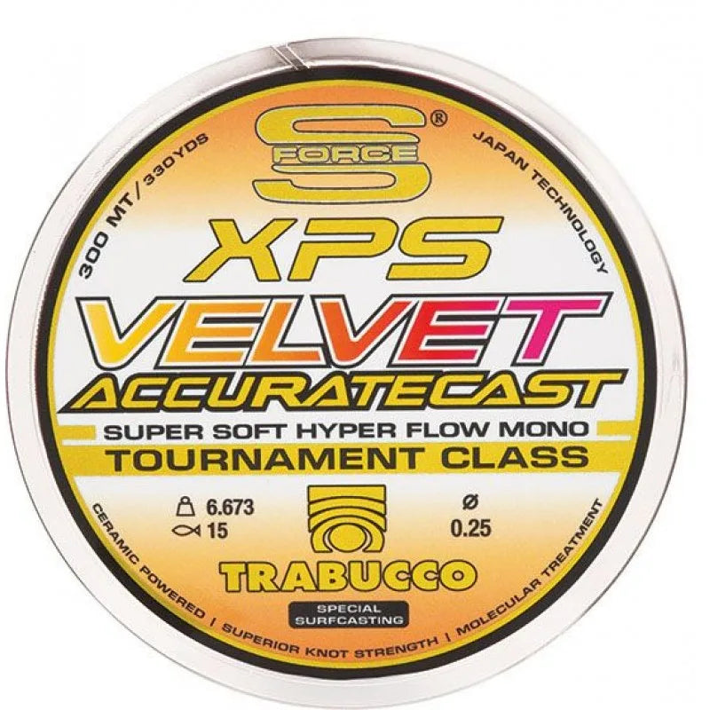 ΠΕΤΟΝΙΑ TRABUCCO S-FORCE XPS VELVET ACCURATE CAST 300M