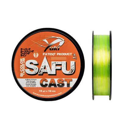 SHOCK LEADER TAPERED YUKI SAFU CAST SHOCK - Darivianakis fishing Store