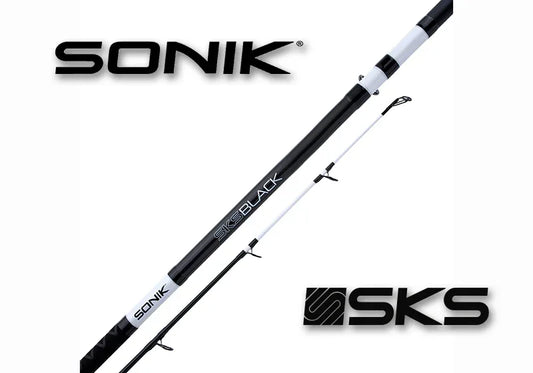 SONIK SKS BLACK BEACH HEAVY SURF CASTING 140-200 GR L4.27M - Darivianakis fishing Store