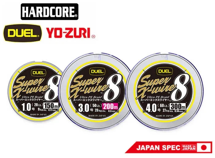 ΝΗΜΑ DUEL SUPER X-WIRE X8 MULTICOLOR - Darivianakis fishing Store