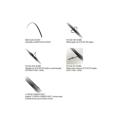 TAILWALK MANBIKA V2 SHORE JIGGING 100XXH 140G L3.05M - Darivianakis fishing Store