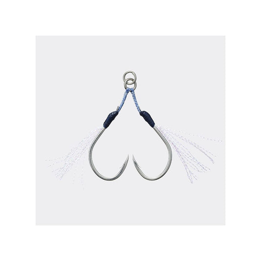 ΔΙΠΛΟ ASSIST HOOK VANFOOK JIGEN JGS-44 SILVER ΓΙΑ LIGHT JIGGING