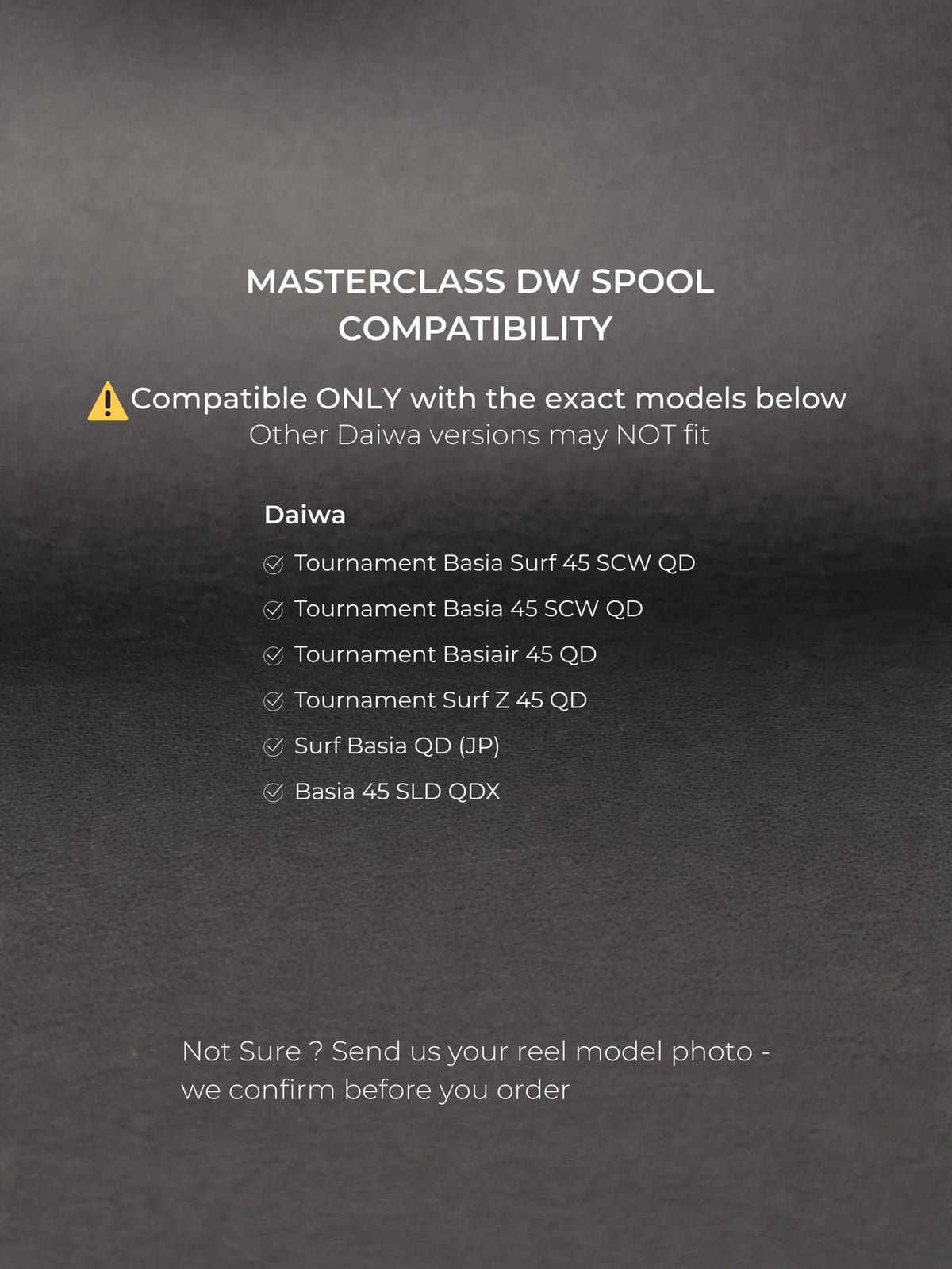 YASAKI MASTERCLASS DW SPOOL – ΑΓΩΝΙΣΤΙΚΗ ΜΠΟΜΠΙΝΑ ΓΙΑ DAIWA & SHIMANO KISU 45