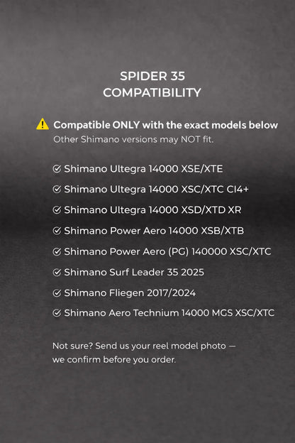 YASAKI SPIDER 35 – ΠΡΟΣΤΑΤΕΥΤΙΚΟ ΑΞΟΝΑ ΓΙΑ ΜΗΧΑΝΙΣΜΟΥΣ SHIMANO